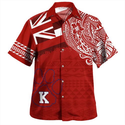 Hawaii Hawaiian Shirt Kea'au High School With Crest Style