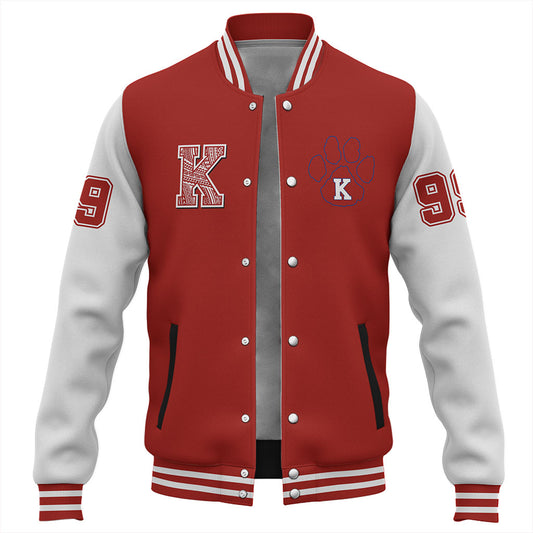 Hawaii Baseball Jacket Keaau High School Polynesian Letters Style