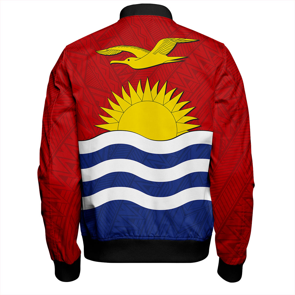 Kiribati Bomber Jacket Flag Design With Pattern