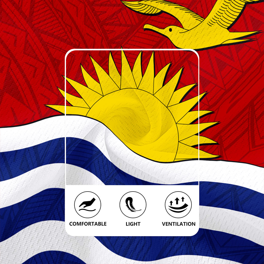 Kiribati Rugby Jersey Flag Design With Pattern