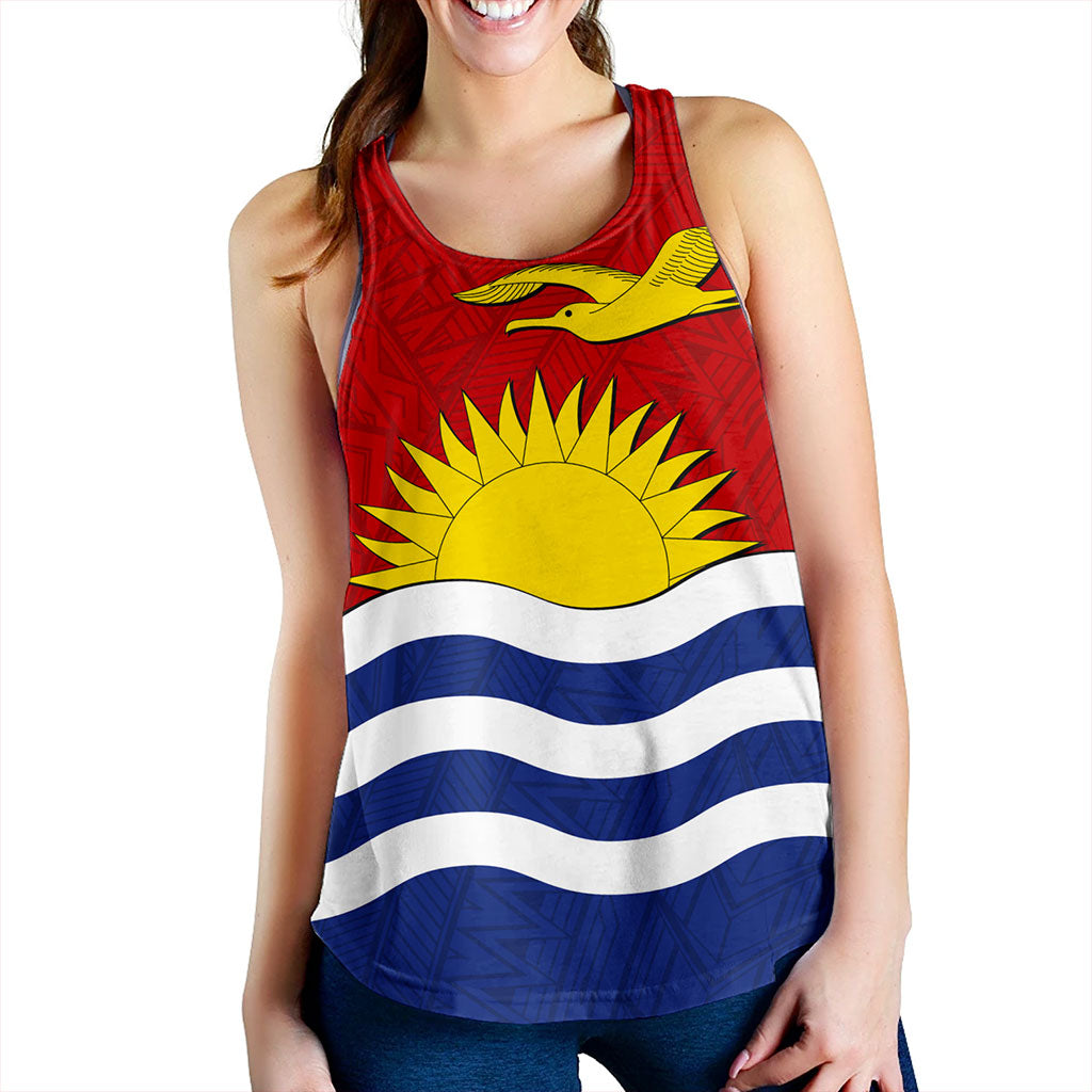 Kiribati Women Tank Flag Design With Pattern