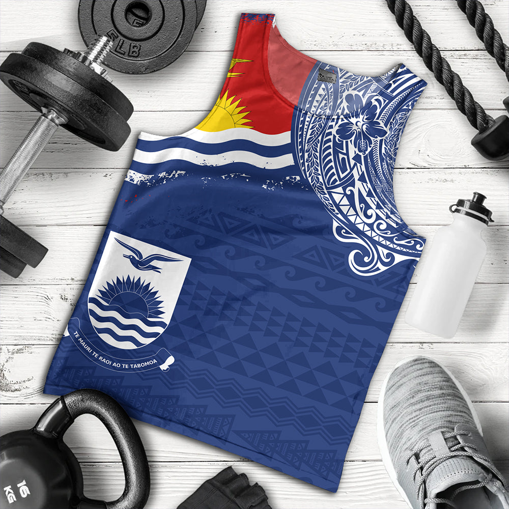 Kiribati Tank Top Polynesian Flag With Coat Of Arms