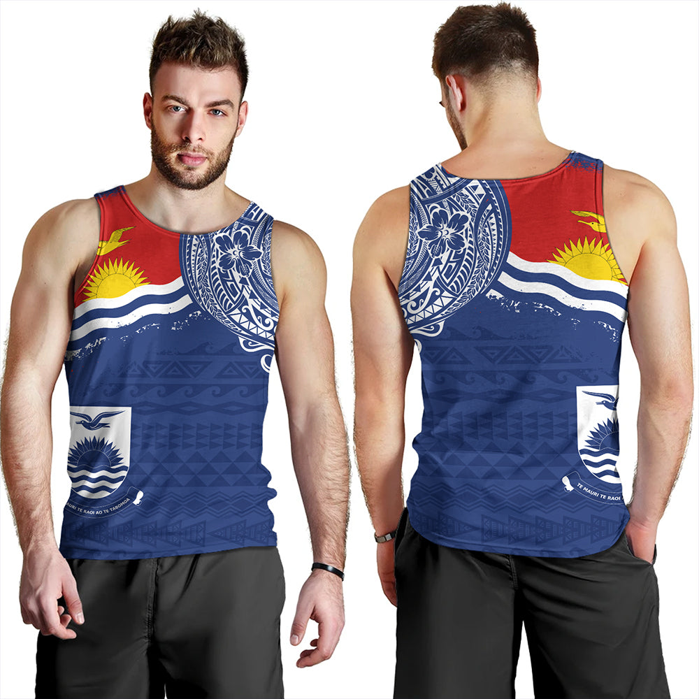 Kiribati Tank Top Polynesian Flag With Coat Of Arms