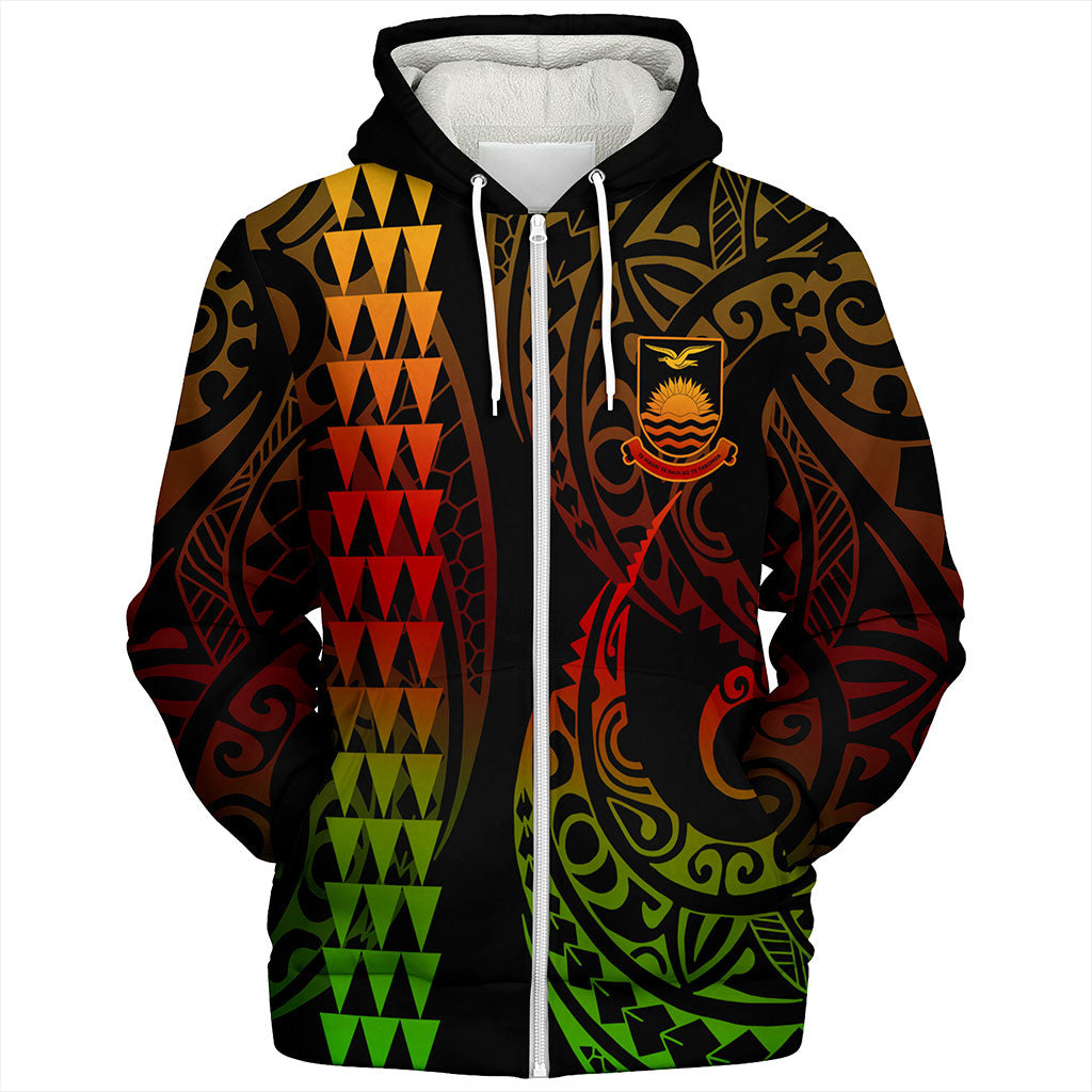 Kiribati Sherpa Hoodie Kakau Style