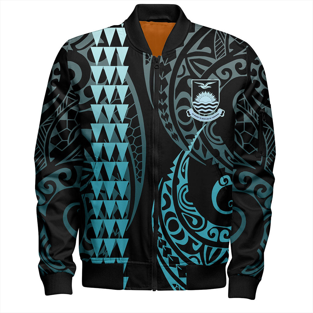 Kiribati Bomber Jacket Kakau Style Ver.1