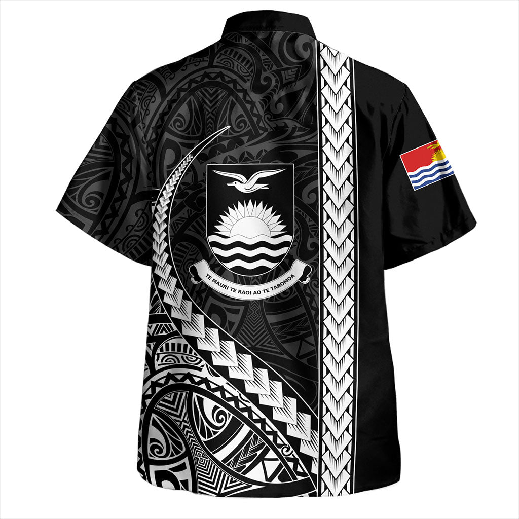 Kiribati Hawaiian Shirt Tribal Micronesian Coat Of Arms