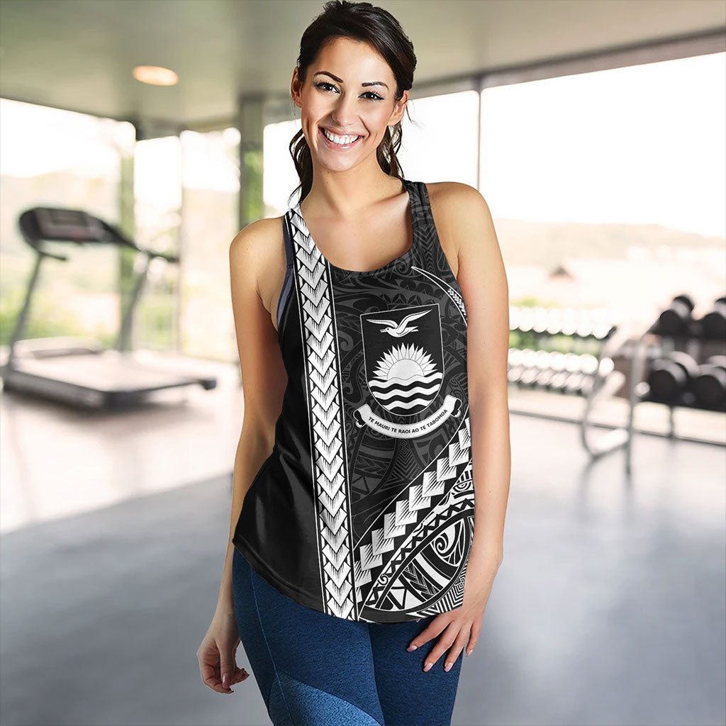 Kiribati Women Tank Tribal Micronesian Coat Of Arms