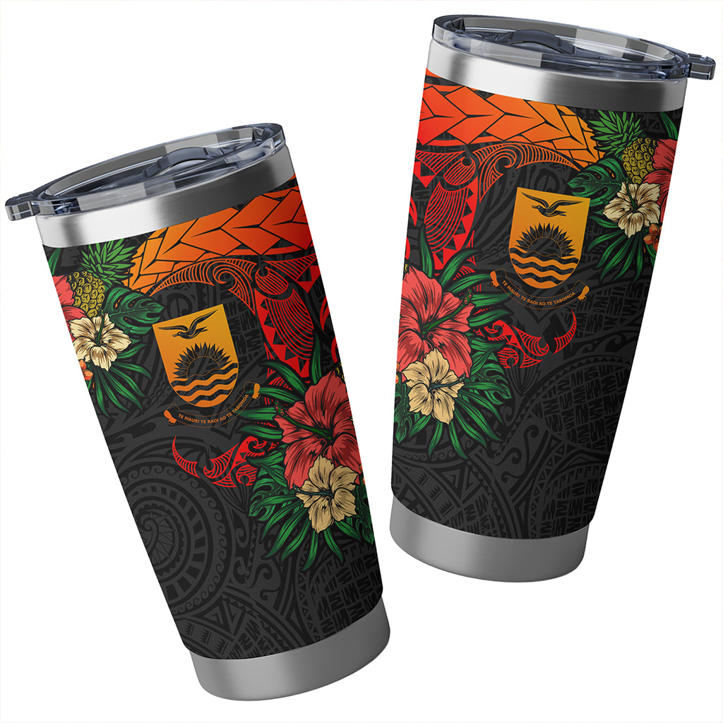Kiribati Tumbler Polynesian Tropical Coat Of Arms