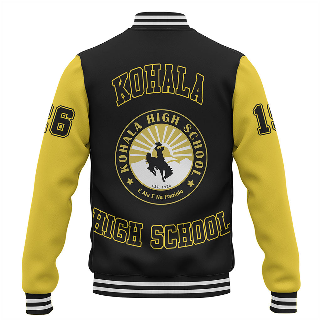 Hawaii Baseball Jacket Kohala High School Polynesian Letters Style