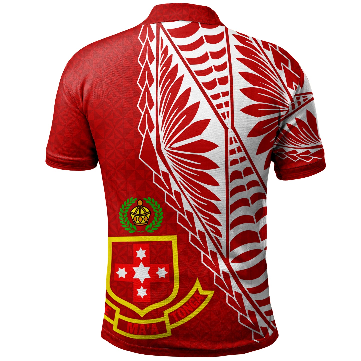 Kolisi Tonga 'Atele Polo Shirt - Tongan Pattern