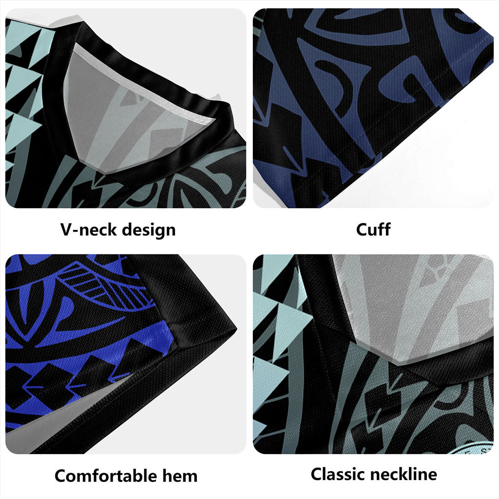 Kosrae Rugby Jersey Kakau Style