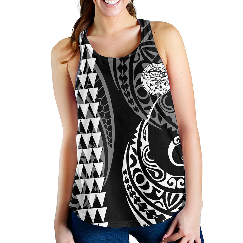 Kosrae Women Tank Kakau Style Ver.1