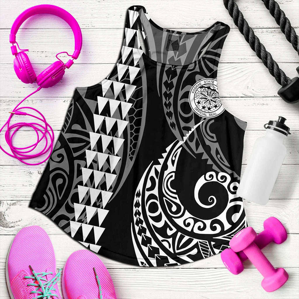 Kosrae Women Tank Kakau Style Ver.1