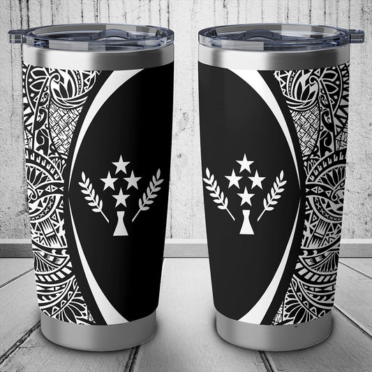 Kosrae Tumbler Lauhala Circle Style White