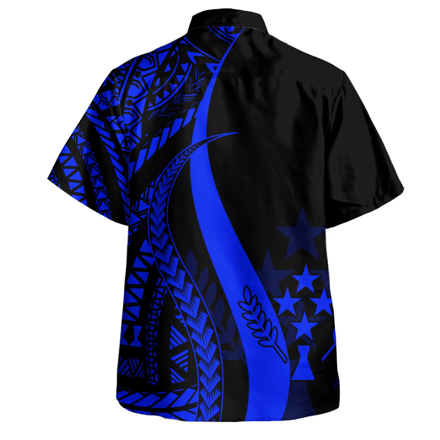 Kosrae Custom Personalised Hawaiian Shirt Micronesian Tentacle Tribal Pattern