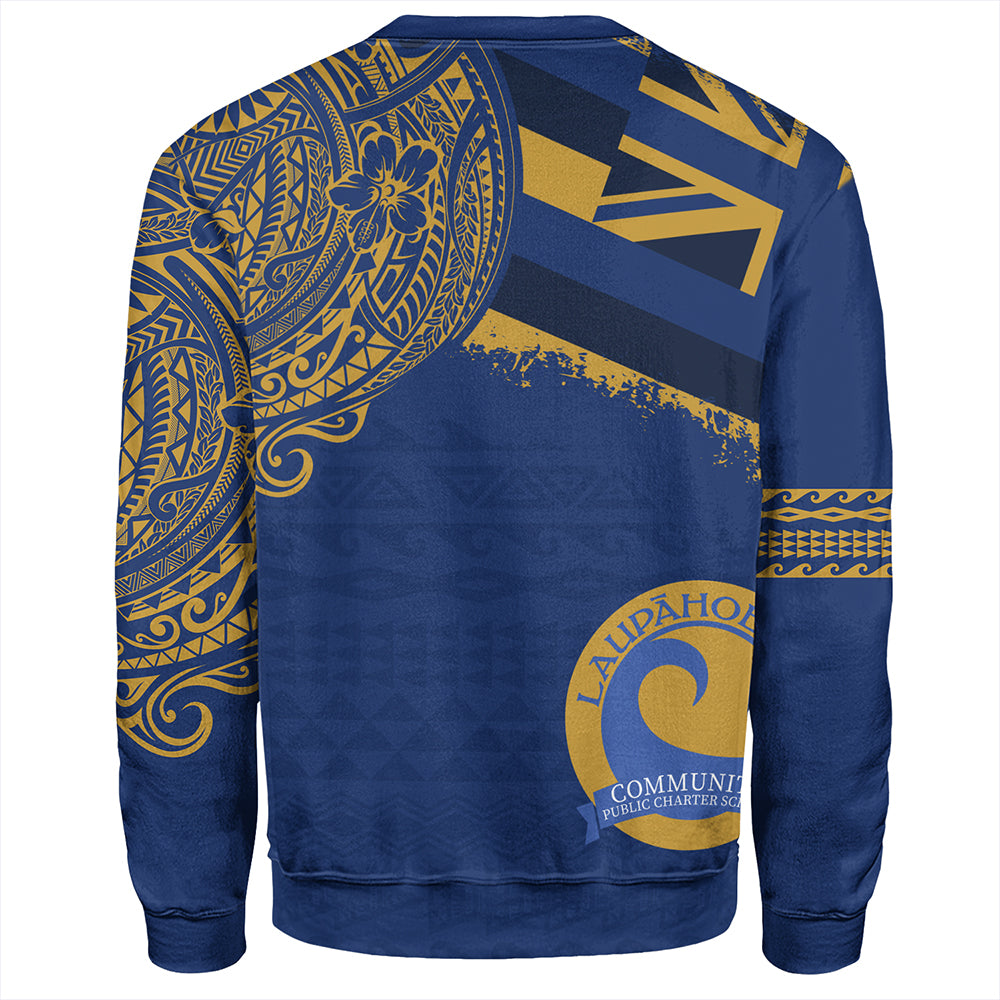 Hawaii Sweatshirt Laupahoehoe Community Public Charter High School With Crest Style