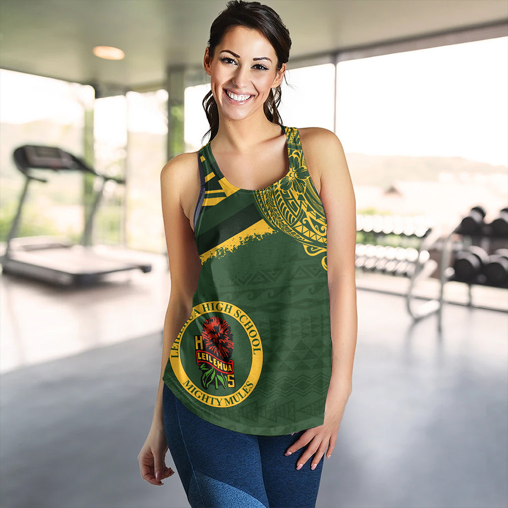 Hawaii Women Tank Leilehua High School With Crest Style