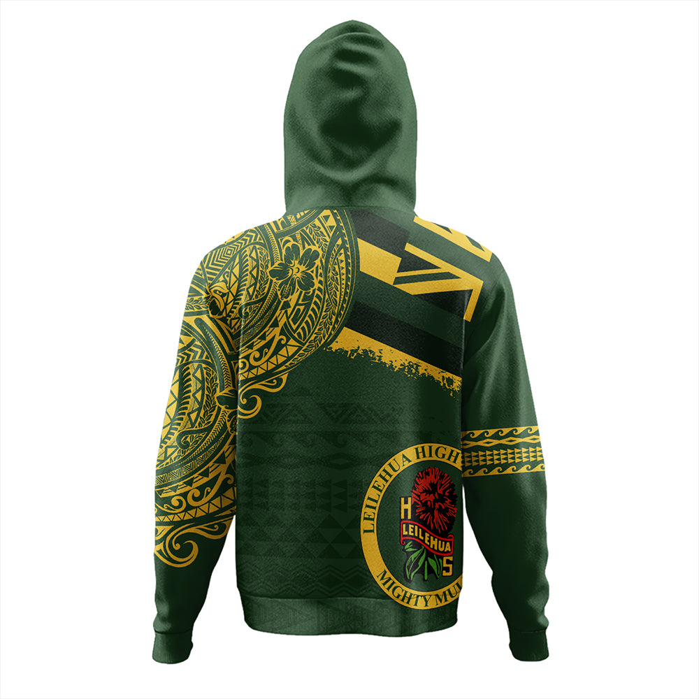 Hawaii Hoodie Leilehua High School With Crest Style