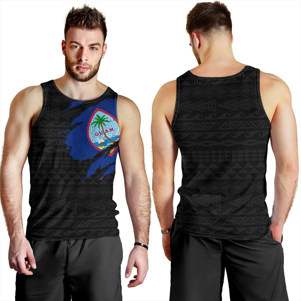 Guam Tank Top Micronesian Tribal Crack Style