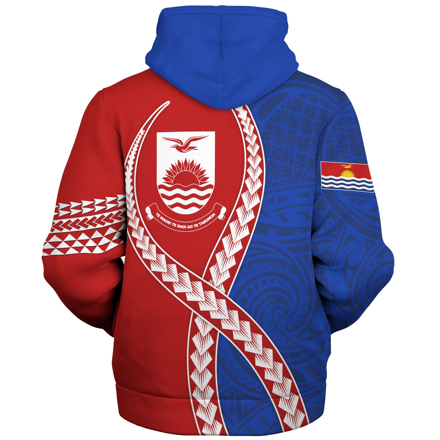 Kiribati Sherpa Hoodie Tribal Polynesian In My Heart