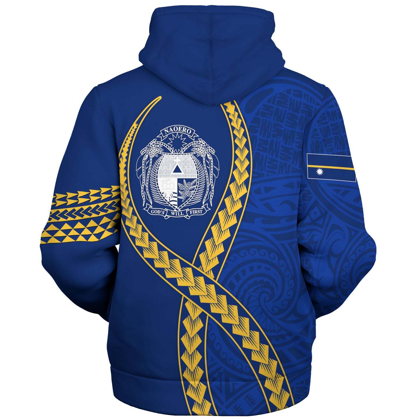 Nauru Sherpa Hoodie Tribal Polynesian In My Heart