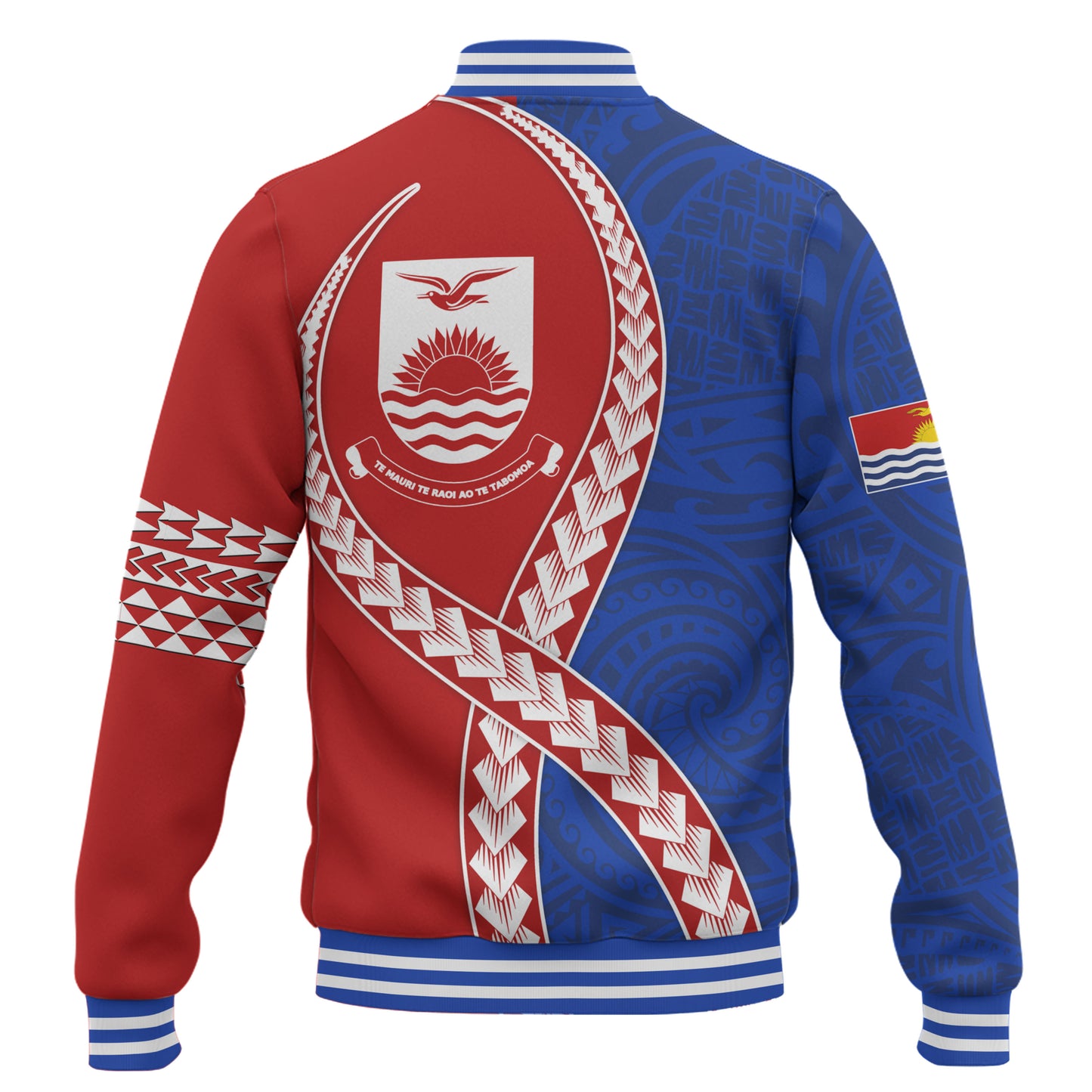 Kiribati Baseball Jacket Tribal Polynesian In My Heart
