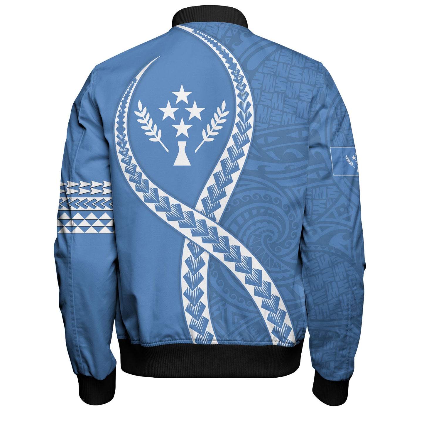 Kosrae Bomber Jacket Tribal Polynesian In My Heart