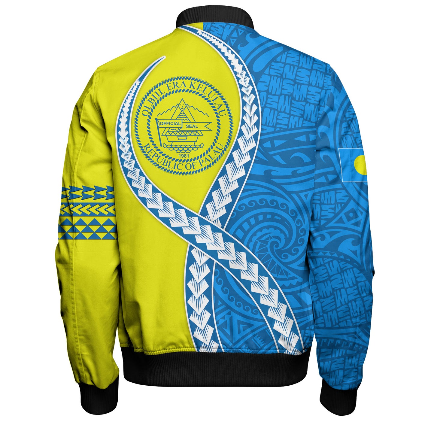 Palau Bomber Jacket Tribal Polynesian In My Heart