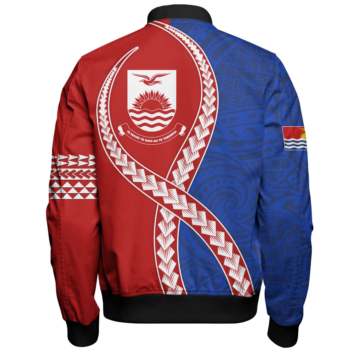 Kiribati Bomber Jacket Tribal Polynesian In My Heart