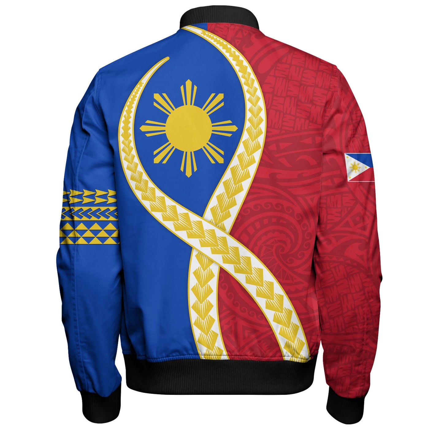 Philippines Filipinos Bomber Jacket Tribal Polynesian In My Heart