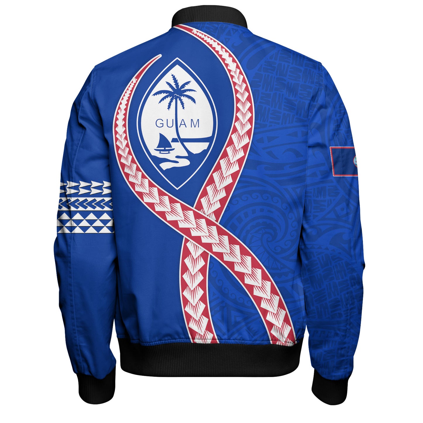 Guam Bomber Jacket Tribal Polynesian In My Heart