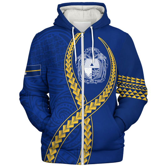 Nauru Sherpa Hoodie Tribal Polynesian In My Heart