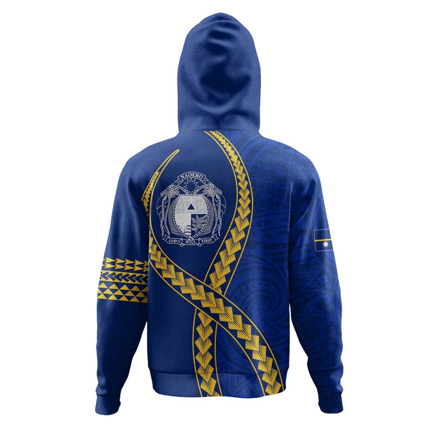 Nauru State Hoodie Tribal Polynesian In My Heart