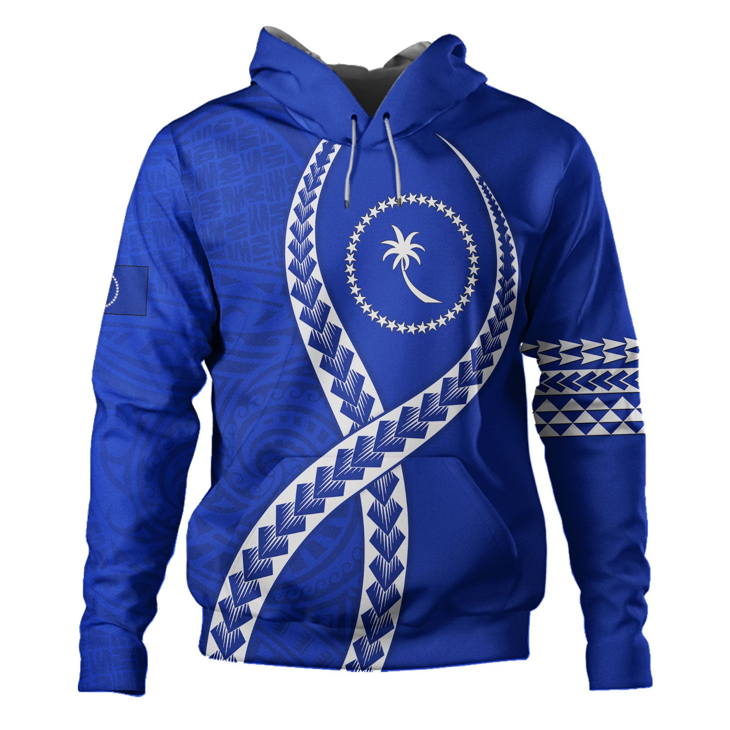 Chuuk State Hoodie Tribal Polynesian In My Heart