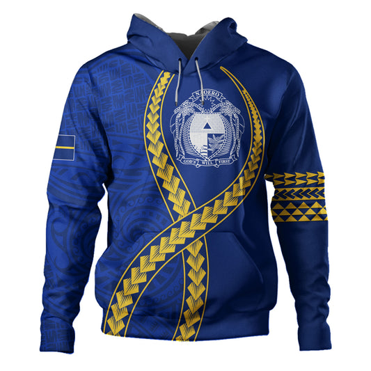 Nauru State Hoodie Tribal Polynesian In My Heart