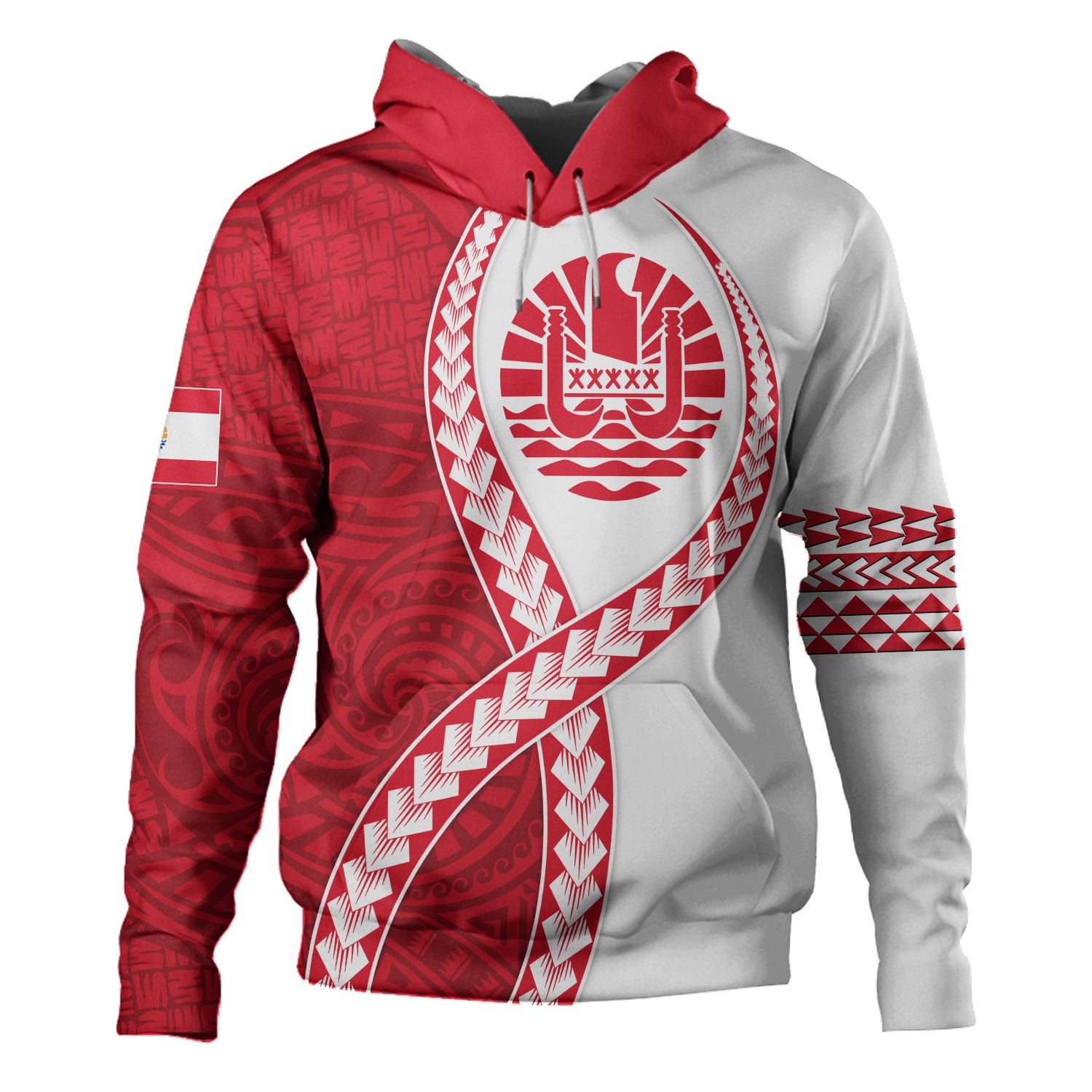 Tahiti Hoodie Tribal Polynesian In My Heart