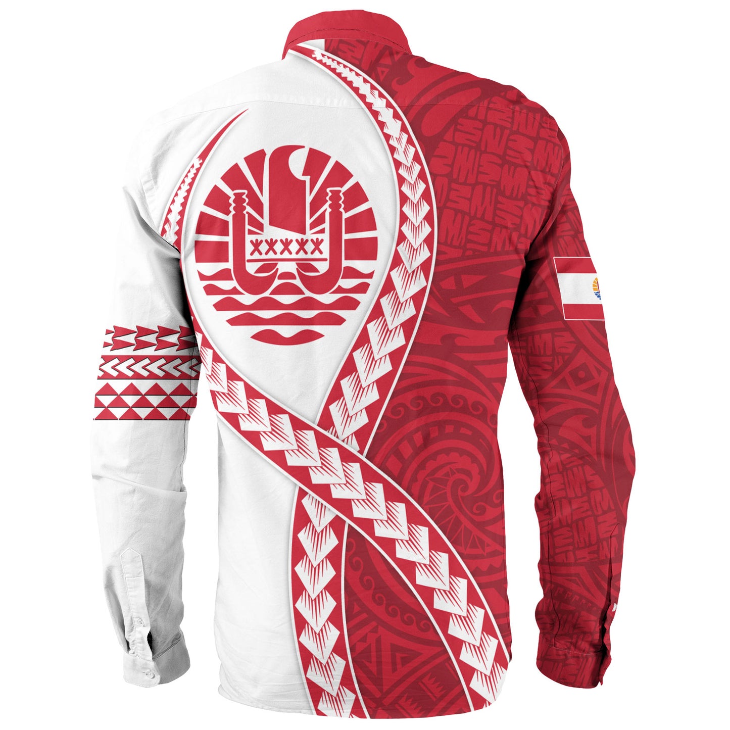 Tahiti Long Sleeve Shirt Tribal Polynesian In My Heart