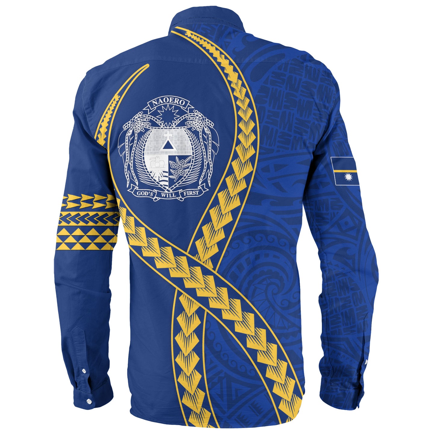 Nauru Long Sleeve Shirt Tribal Polynesian In My Heart