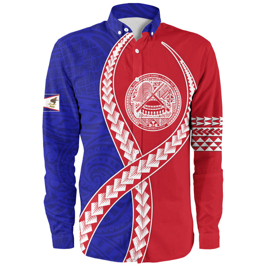 American Samoa Long Sleeve Shirt Tribal Polynesian In My Heart
