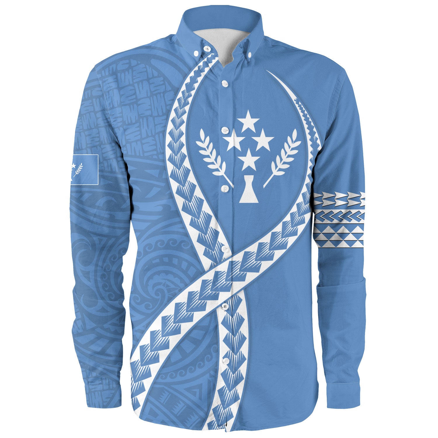 Kosrae Long Sleeve Shirt Tribal Polynesian In My Heart