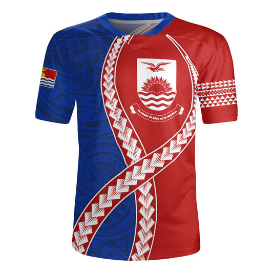 Kiribati Rugby Jersey Tribal Polynesian In My Heart