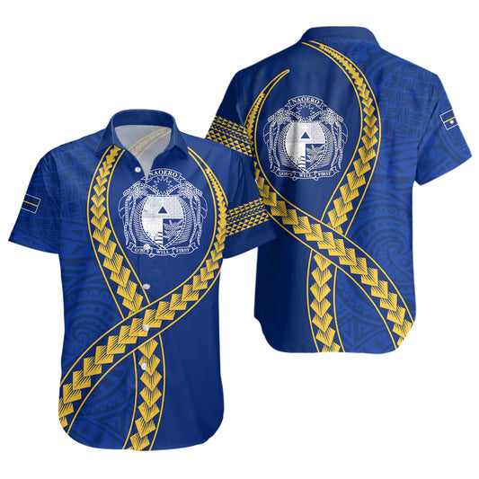 Nauru Short Sleeve Shirt Tribal Polynesian In My Heart