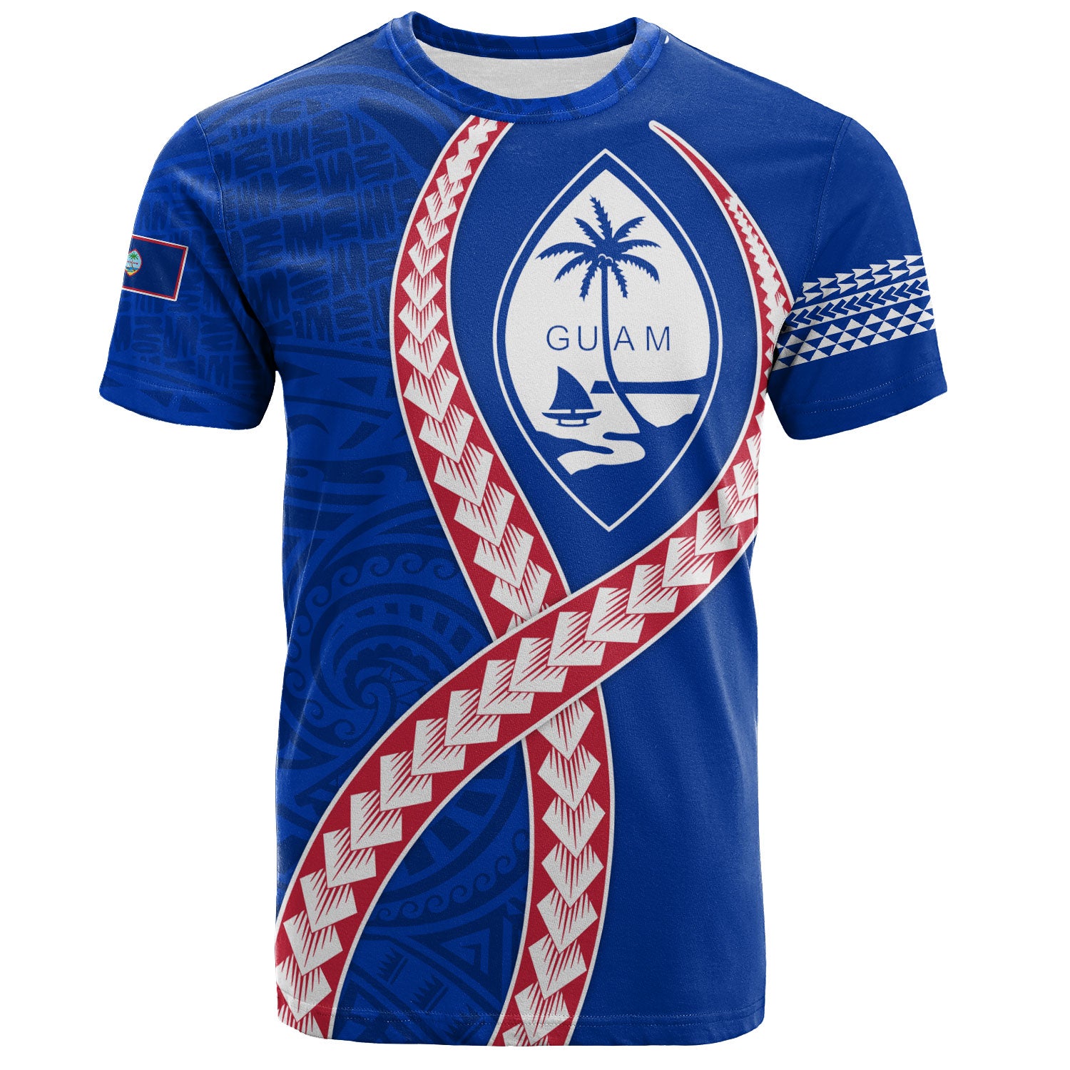 Guam T-Shirt Tribal Polynesian In My Heart