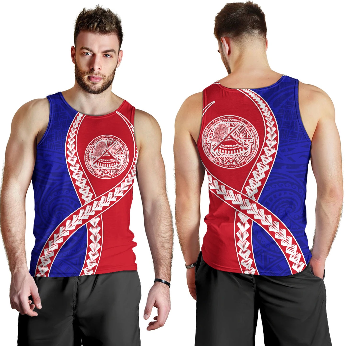 American Samoa Tank Top Tribal Polynesian In My Heart