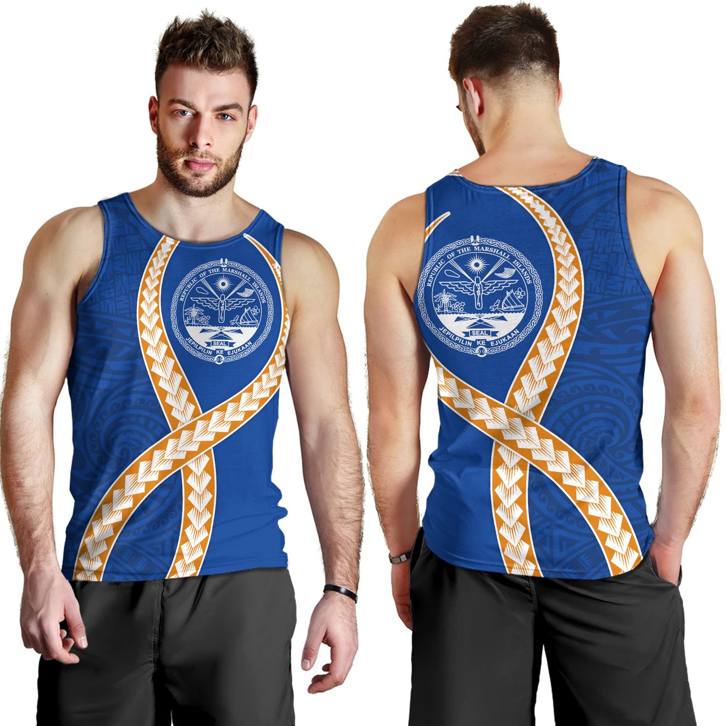 Marshall Islands Tank Top Tribal Polynesian In My Heart