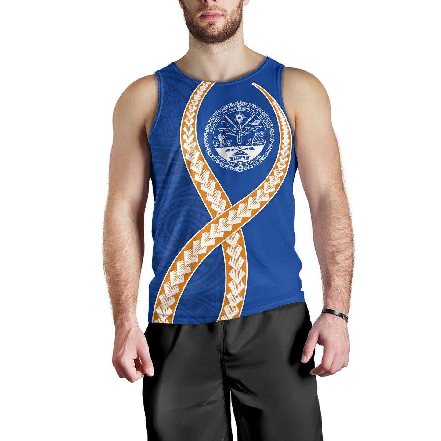 Marshall Islands Tank Top Tribal Polynesian In My Heart