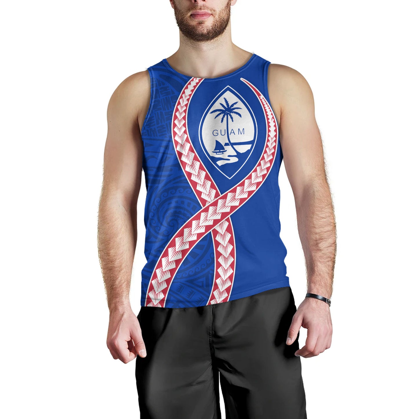 Guam Tank Top Tribal Polynesian In My Heart