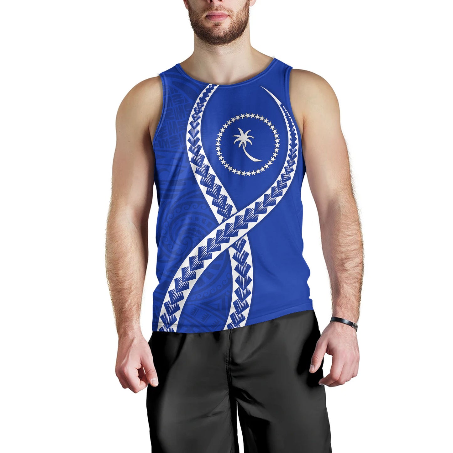 Chuuk State Tank Top Tribal Polynesian In My Heart
