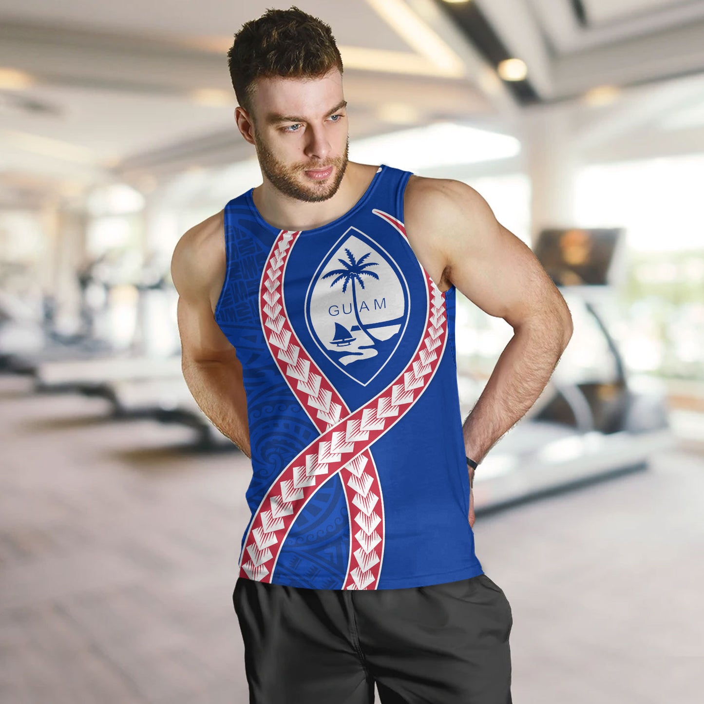 Guam Tank Top Tribal Polynesian In My Heart