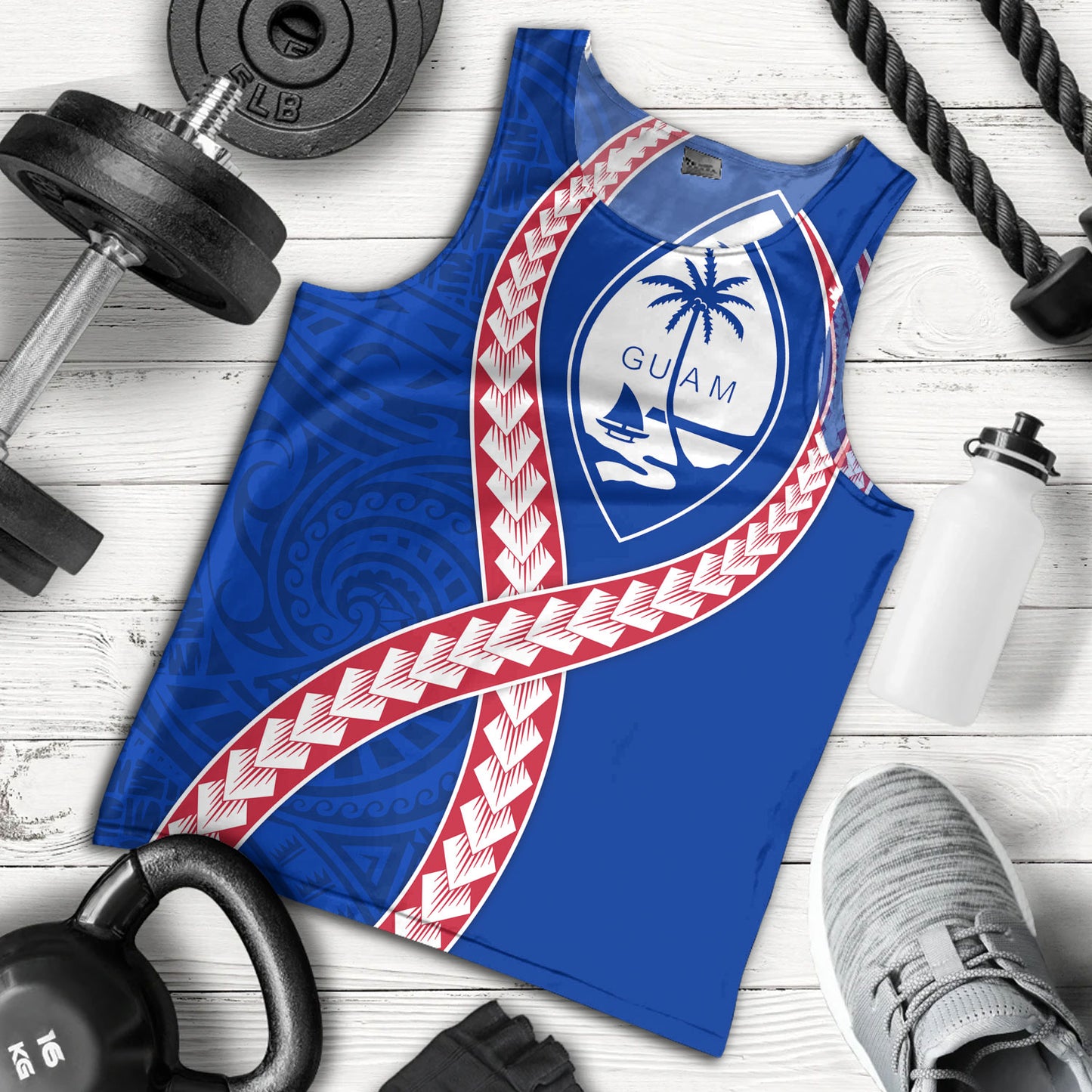 Guam Tank Top Tribal Polynesian In My Heart